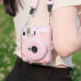Чехол Fujifilm Instax Mini 12 Case прозрачный, Мишка