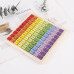 Таблица умножения Монтессори деревянная Multicolor