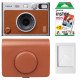 Набор камера моментальной печати Fujifilm Instax Mini Evo Hybrid Brown + чехол + фотопленка 10 шт + фоторамка Набор камера моментальной печати Fujifilm Instax Mini Evo Hybrid Brown + чехол + фотопленка 10 шт + фоторамка