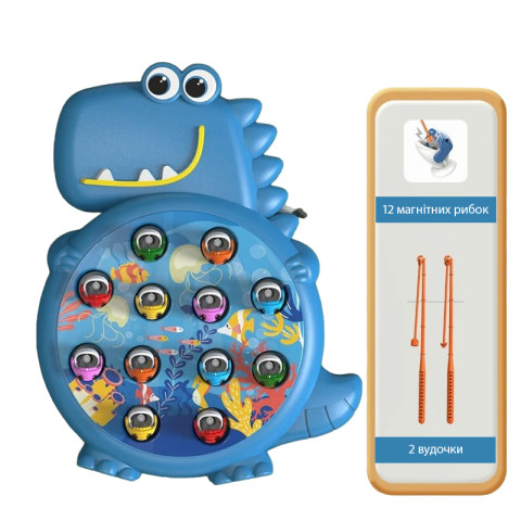 Интерактивная музыкальная игра Магнитная рыбалка Crocodile Blue Интерактивная музыкальная игра Магнитная рыбалка Crocodile Blue