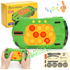 Електронна приставка консоль Quick Push Game приставка гри Pop It антистрес тик струм Car green Електронна приставка консоль Quick Push Game приставка гри Pop It антистрес тик струм Car green