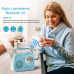 Портативне радіо в ретро-стилі з акумулятором, Bluetooth, AM/FM Blue