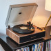 Вініловий програвач Crosley Stave Record Player Walnut Вініловий програвач Crosley Stave Record Player Walnut