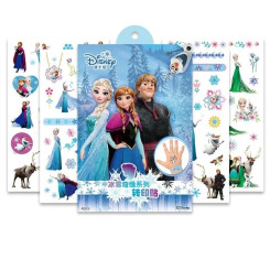 Временное переводное детское тату Chuangmei Frozen, 4 листа Временное переводное детское тату Chuangmei Frozen, 4 листа