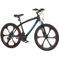 Велосипед INDIANA X-Rock 3.6 M18 26" мужской Black/Blue Велосипед INDIANA X-Rock 3.6 M18 26" мужской Black/Blue