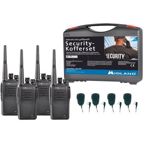 Рація Midland G15 S3 Security, 4 шт