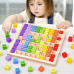 Таблица умножения Монтессори деревянная Multicolor