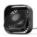Вентилятор портативний USB 3 швидкості з регулюванням на 360 ° Black