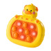 Електронна приставка консоль Quick Push Game приставка гри Pop It антистрес тик струм Duck Yellow