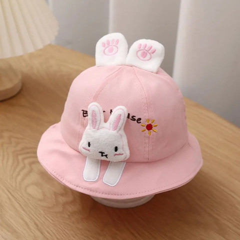 Дитяча панама з вушками Rabbit 50 см Pink Дитяча панама з вушками Rabbit 50 см Pink