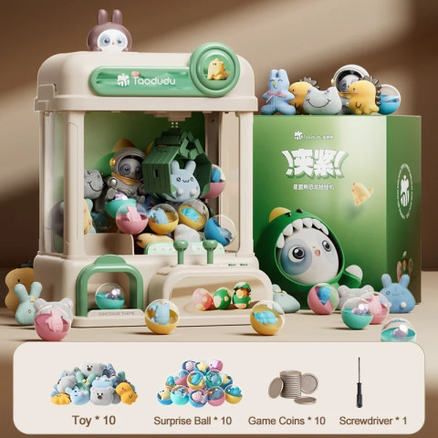 Детский игровой автомат с краном и игрушками  SHINY STAR Light Green