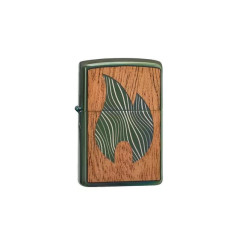 Запальничка Zippo Woodchuck Mahogany Flame High Polish Green 49057-000002