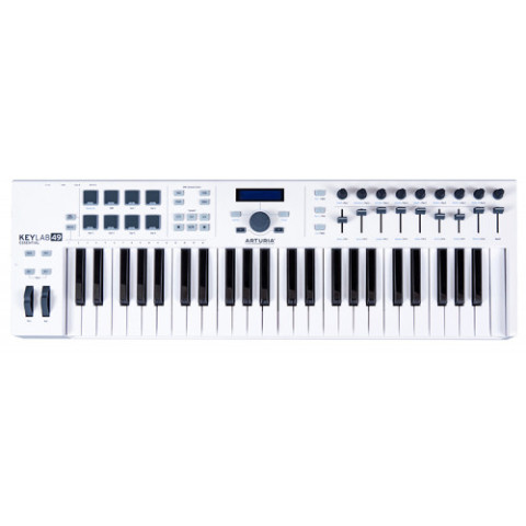 MIDI-клавиатура Arturia KeyLab Essential 49 White MIDI-клавиатура Arturia KeyLab Essential 49 White