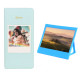 Фотоальбом для Fujifilm Instax Wide 300/210/200/100/Wide EVO/Polaroid 600 Blue 64 + фоторамка для фотографий, Синий Фотоальбом для Fujifilm Instax Wide 300/210/200/100/Wide EVO/Polaroid 600 Blue 64 + фоторамка для фотографий, Синий