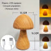 Ночник світлодіодний лампа у формі гриба з сенсорним вимикачем портативна 3 кольори з USB