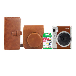 Набір камера моментального друку Fujifilm Instax Mini 90 Neo Classic Brown+Чохол+Фотоальбом+Фотоплівка 10 шт Набір камера моментального друку Fujifilm Instax Mini 90 Neo Classic Brown+Чохол+Фотоальбом+Фотоплівка 10 шт