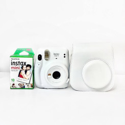 Камера моментального друку Fujifilm Instax Mini 11 White + Чохол + Фотоплівка 10шт Камера моментального друку Fujifilm Instax Mini 11 White + Чохол + Фотоплівка 10шт