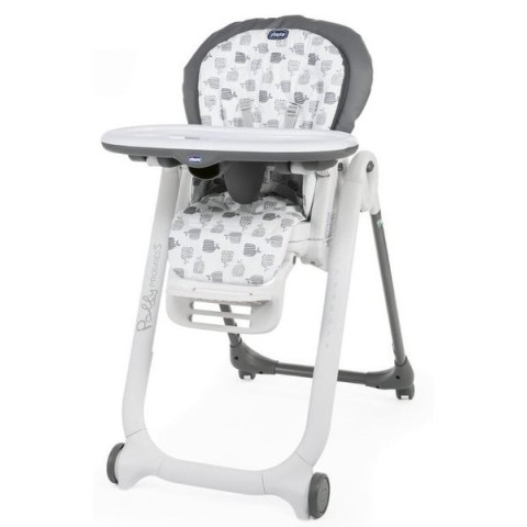 Стільчик для годування Chicco Polly Progres 5 Grey