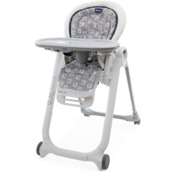 Стульчик для кормления Chicco Polly Progres 5 Light Grey Стульчик для кормления Chicco Polly Progres 5 Light Grey
