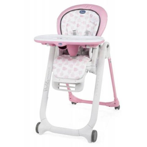 Стульчик для кормления Chicco Polly Progres 5 Pink