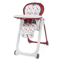 Стульчик для кормления Chicco Polly Progres 5 Red Стульчик для кормления Chicco Polly Progres 5 Red