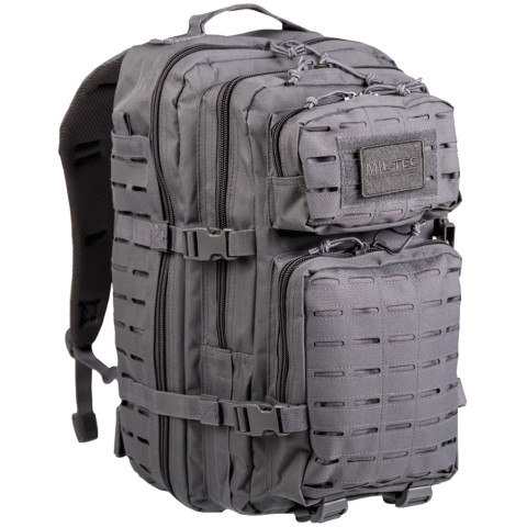 Рюкзак тактичний Mil-Tec US Assault Pack LG Laser Cut 36 л Grey