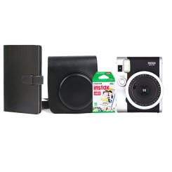 Набір камера моментального друку Fujifilm Instax Mini 90 Neo Classic Black+Чохол+Фотоальбом+Фотоплівка 10 шт Набір камера моментального друку Fujifilm Instax Mini 90 Neo Classic Black+Чохол+Фотоальбом+Фотоплівка 10 шт