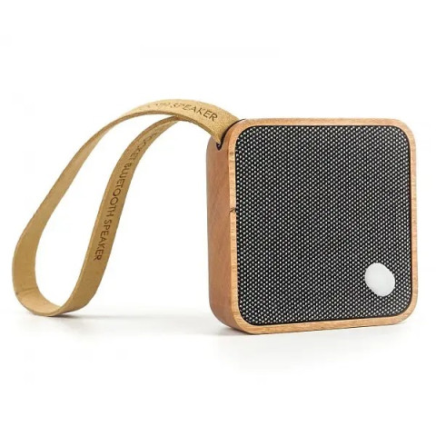 Портативная беспроводная колонка Gingko MI Square 3 Вт з Bluetooth, дерево вишня Портативная беспроводная колонка Gingko MI Square 3 Вт з Bluetooth, дерево вишня