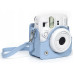 Чехол для Fujifilm Instax Mini 13 с ремешком, защитный футляр из экокожи, Голубой Чехол для Fujifilm Instax Mini 13 с ремешком, защитный футляр из экокожи, Голубой