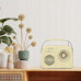 Портативне радіо в ретро-стилі з акумулятором, Bluetooth, AM/FM Beige