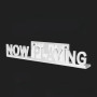 Полка акриловая для хранения виниловых пластинок Now Playing White