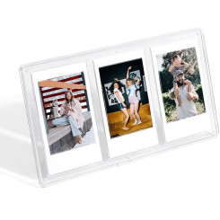 Фоторамка для Fujifilm Instax Mini на три фотографії Прозора