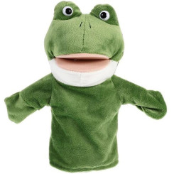Игрушка на руку Жабка для кукольного театра 28 см Игрушка на руку Жабка для кукольного театра 28 см