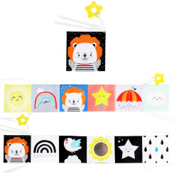 Розвиваюча книга розкладачка Монтессорі Lion