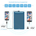 Графічний планшет XP-Pen Deco MW Wireless Blue (Бездротовий)