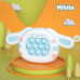 Электронная приставка консоль Quick Push Game приставка игры Pop It антистресс тик ток игрушка Rabbit Anime White/Blue
