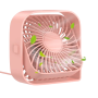 Вентилятор портативный USB 3 скорости с регулировкой на 360° Pink Вентилятор портативный USB 3 скорости с регулировкой на 360° Pink