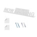 Акрилова полиця для зберігання вінілових пластинок Now Playing White