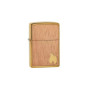 Запальничка Zippo Woodchuck Mahogany Emblem Brushed Brass 29901-000002