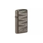 Запальничка Zippo Slim Collectible 65th Anniversary Ice Black 49709-000002