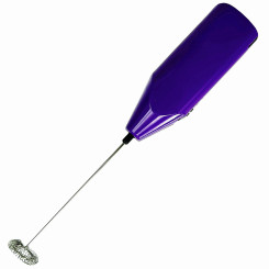 Вспениватель молока, капучинатор,  взбиватель для яиц электрический А7 Purple