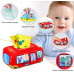 Диспенсер з хустками Монтессорі Red car 12 Paper