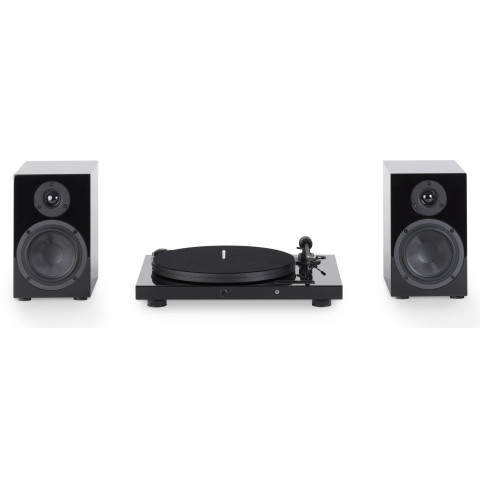 Грамофон Pro-Ject Set Juke Box E+ Speaker Box 5 High Gloss Black