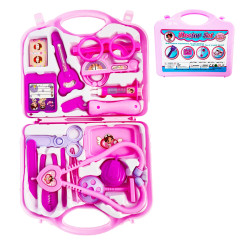 Детский игрушечный набор доктора Taokey 15 предметов Pink Детский игрушечный набор доктора Taokey 15 предметов Pink