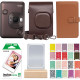 Набор камера моментальной печати Fujifilm Instax Mini LiPlay Brown + чехол + фотоальбом 108 + фотопленка 20 шт + фоторамка светодиодная + наклейки 20 шт