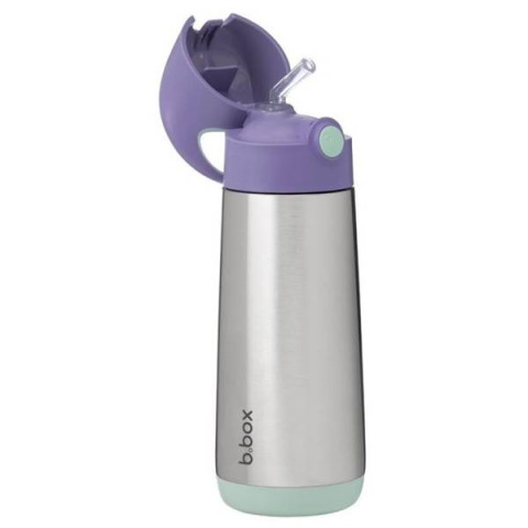 Термобутылка с трубочкой B.Box 500 мл Lilac Pop
