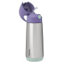 Термобутылка с трубочкой B.Box 500 мл Lilac Pop