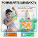 Электронная приставка консоль Quick Push Game приставка игры Pop It антистресс тик ток игрушка Crab Green
