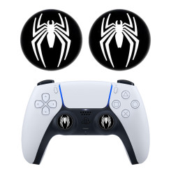 Силиконовые накладки на стик для геймпадов PS5/PS4/Xbox One/Series S/Series X/Switch Pro 2 шт Spider Black/White