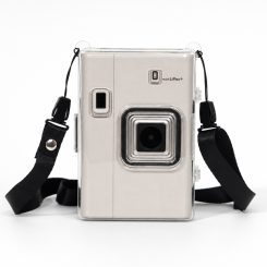 Чохол для Fujifilm Instax Mini LiPlay+ з ремінцем, Прозорий Чохол для Fujifilm Instax Mini LiPlay+ з ремінцем, Прозорий